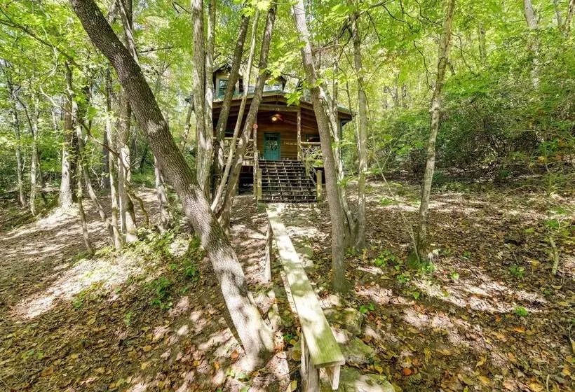 Hot Tub + Furnished Porch: Balsam Grove Cabin