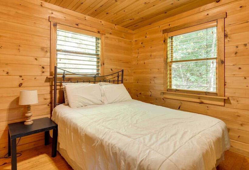 Hot Tub + Furnished Porch: Balsam Grove Cabin