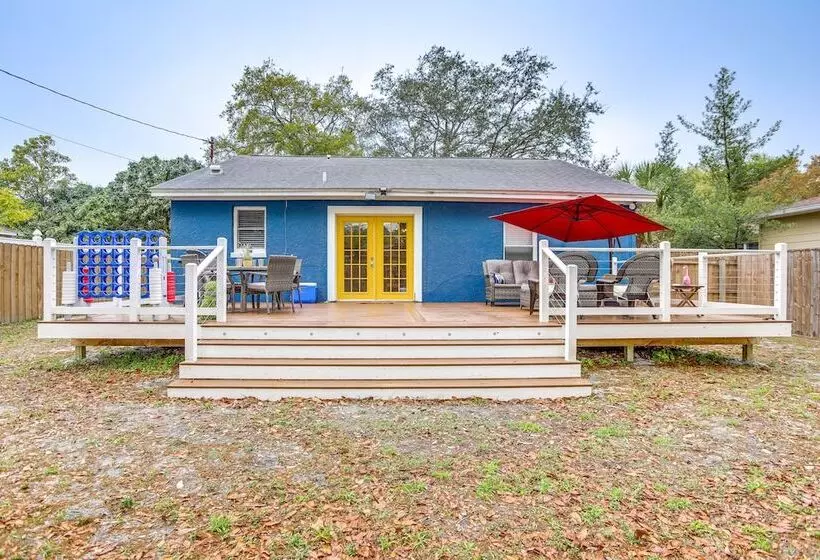 St Petersburg Escape W/ Fenced Yard + Games!