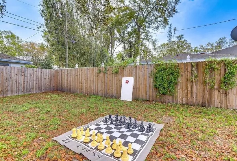 St Petersburg Escape W/ Fenced Yard + Games!