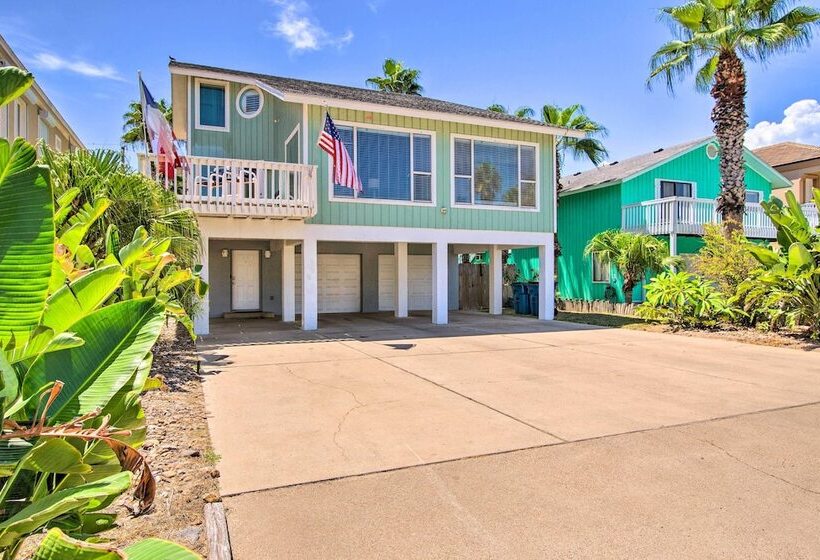 Sunny South Padre Home   Steps To The Beach!