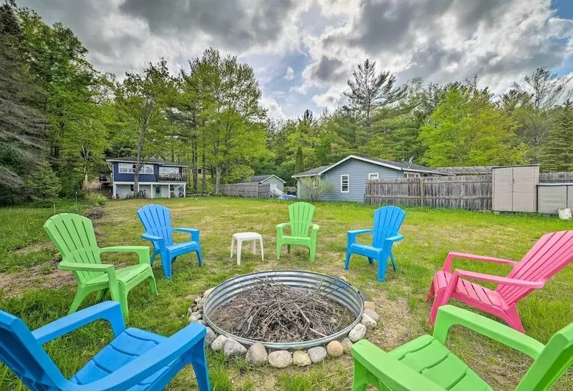 Lakefront Kalkaska Home Near Snowmobile Trails!