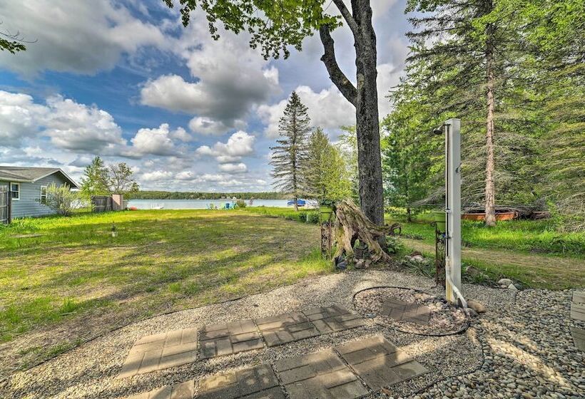 Lakefront Kalkaska Home Near Snowmobile Trails!