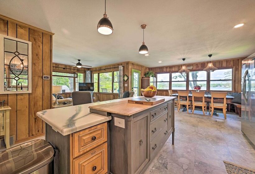 Lakefront Kalkaska Home Near Snowmobile Trails!