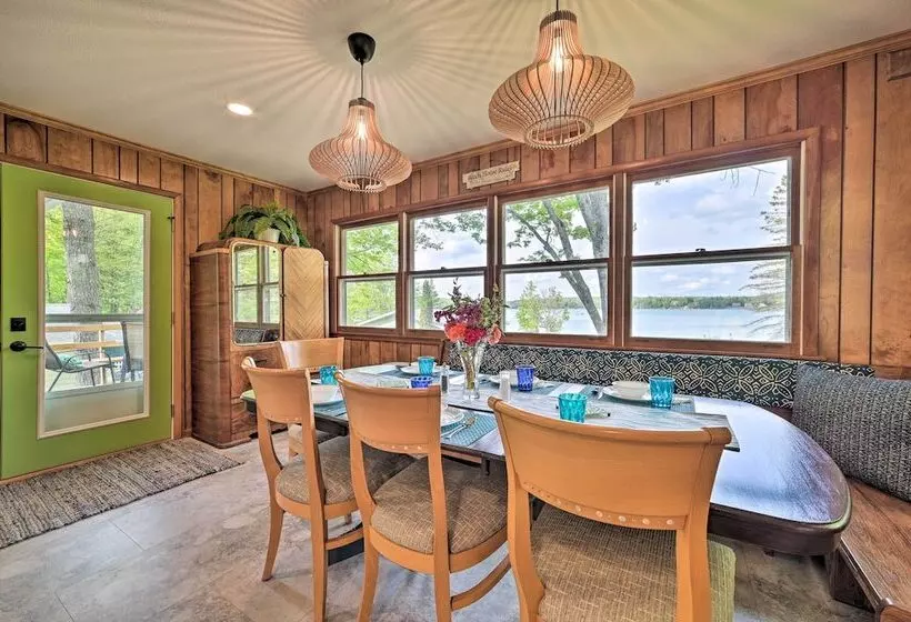 Lakefront Kalkaska Home Near Snowmobile Trails!