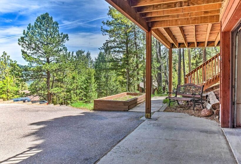 Scenic Woodland Park Hideaway W/ Wraparound Deck!
