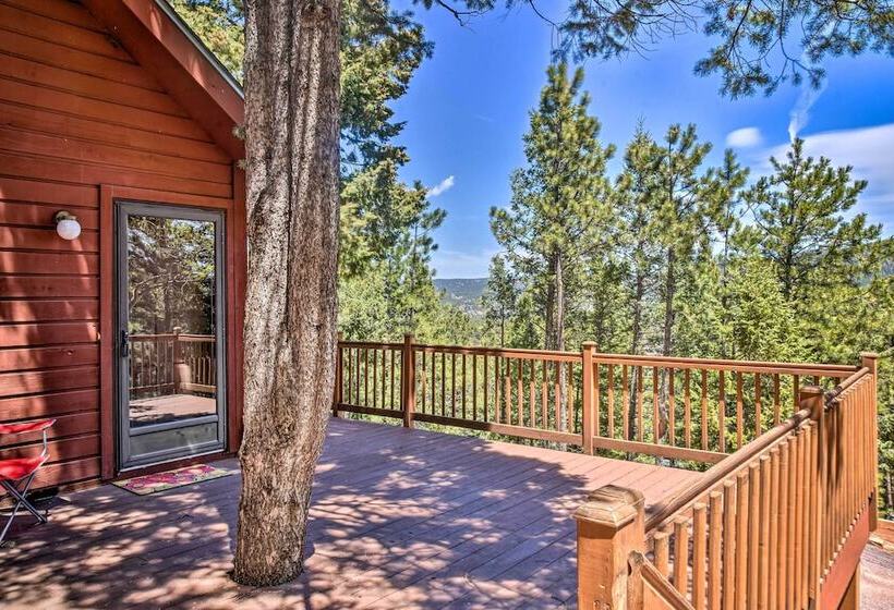 Scenic Woodland Park Hideaway W/ Wraparound Deck!