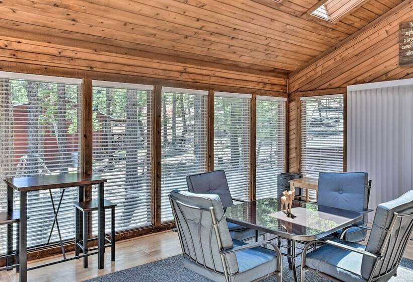 Scenic Woodland Park Hideaway W/ Wraparound Deck!