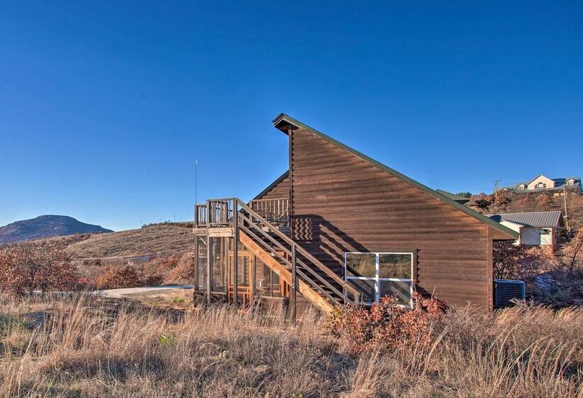 Updated Cabin W/ 360 Degree Mtn View: 1 Mi To Lake