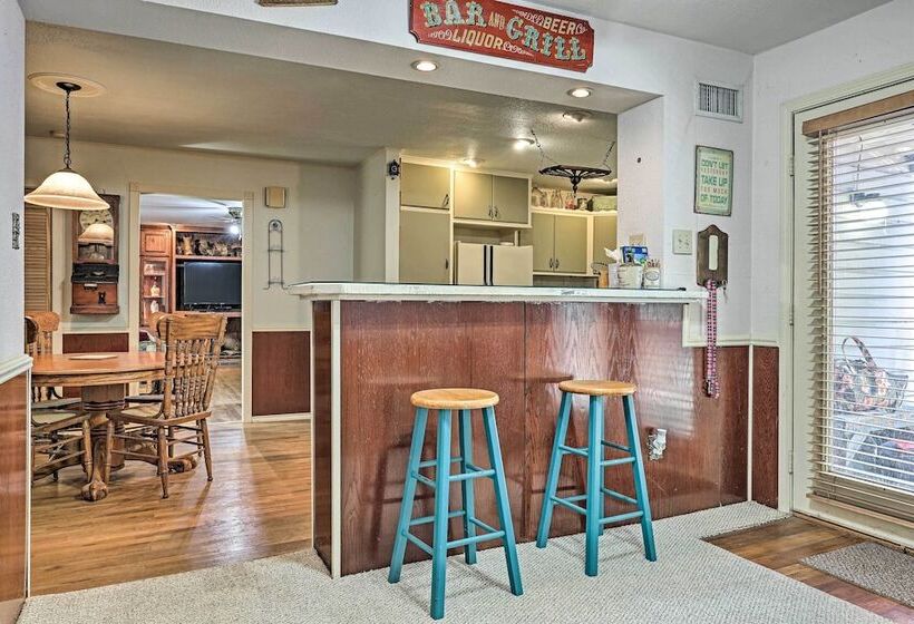 Llano Home With Yard: Walk To Restaurants!