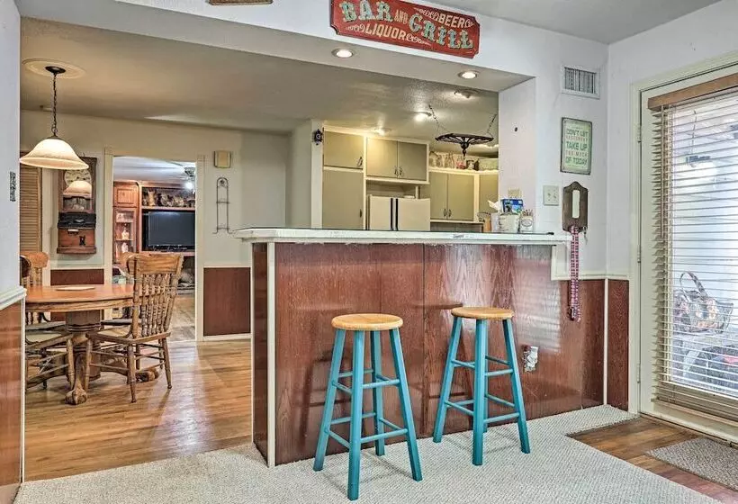 Llano Home With Yard: Walk To Restaurants!