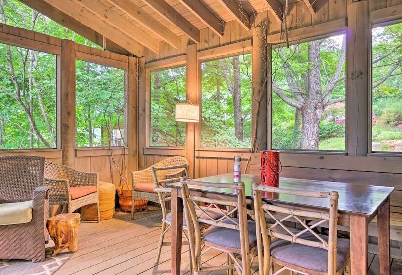 Luxe Rumbling Bald Home W/ Deck & Mountain View