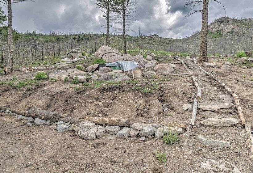 14 Mi To Ski Apache: Mountaintop Cabin W/ View