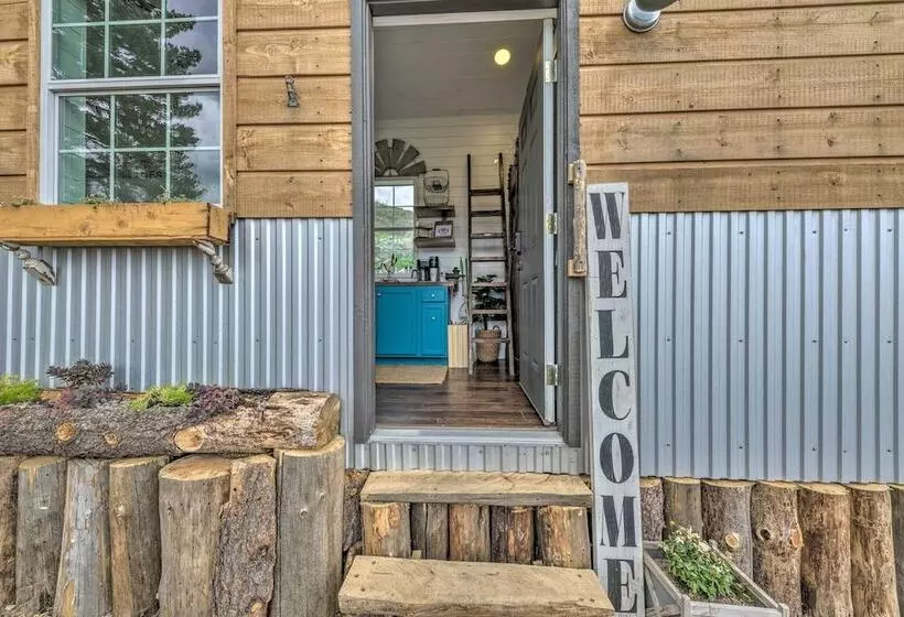 14 Mi To Ski Apache: Mountaintop Cabin W/ View