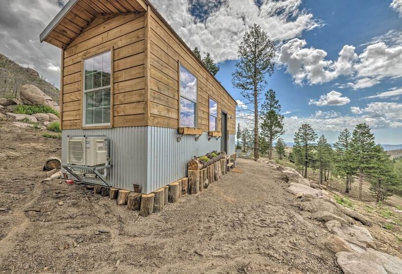 14 Mi To Ski Apache: Mountaintop Cabin W/ View