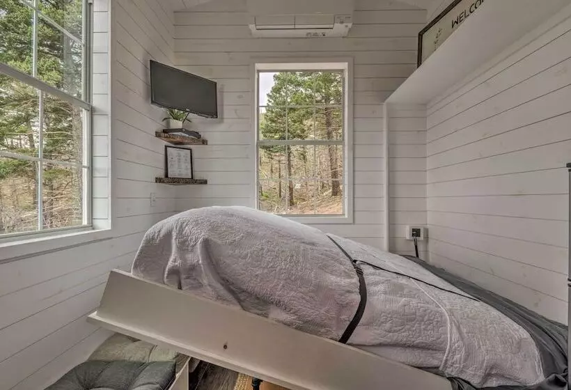 14 Mi To Ski Apache: Mountaintop Cabin W/ View