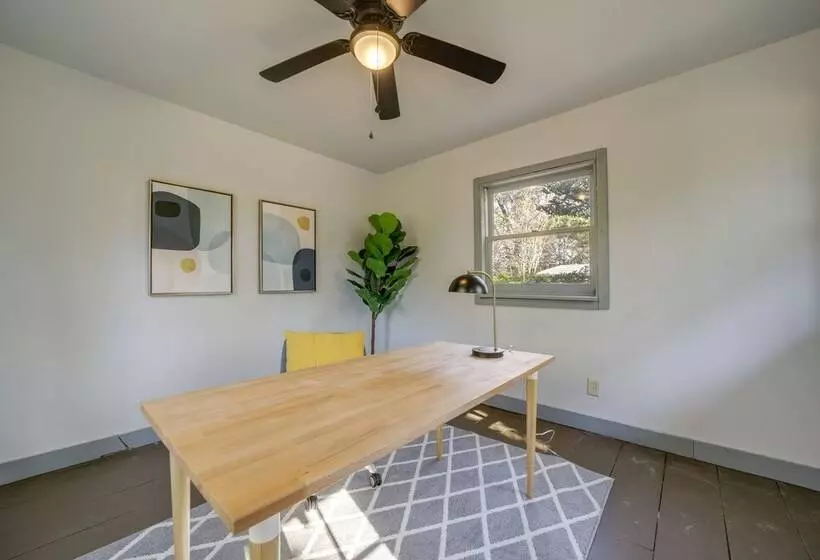 Restored Candler Log Cabin W/ Private Office!