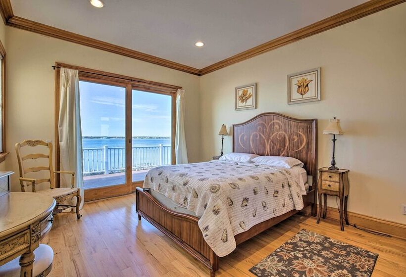 Waterfront Home W/ Large Deck + Private Pool!