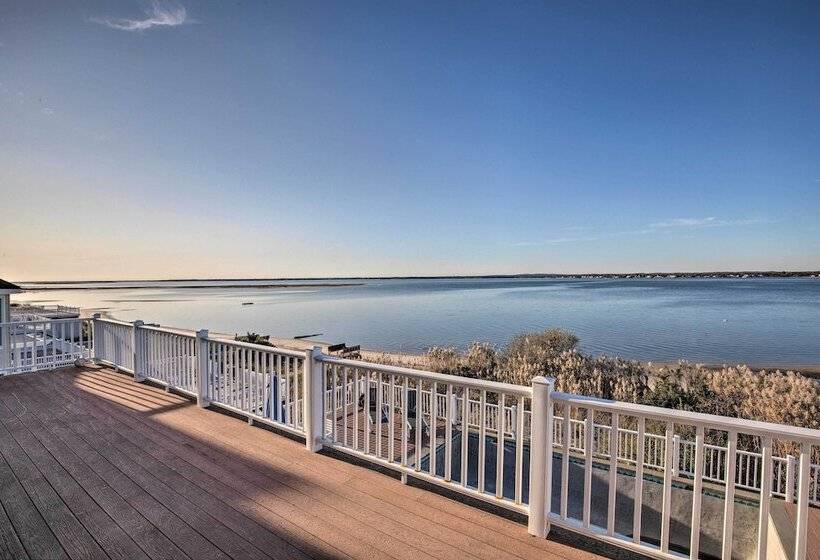 Waterfront Home W/ Large Deck + Private Pool!