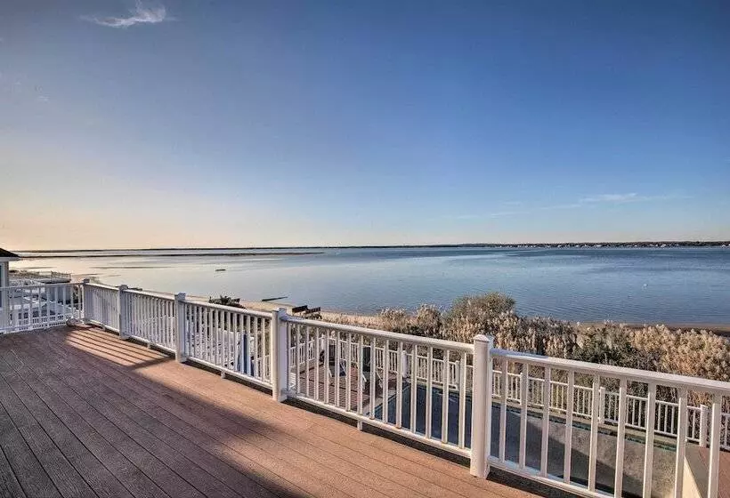 Waterfront Home W/ Large Deck + Private Pool!
