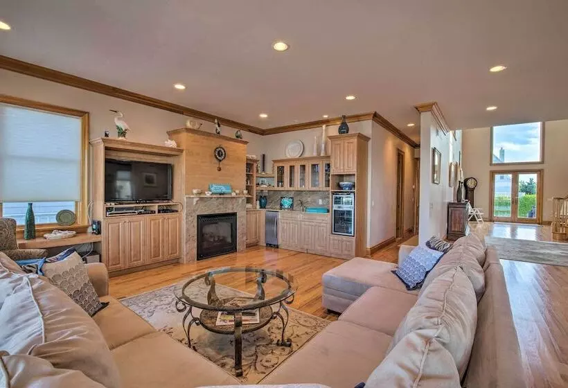 Waterfront Home W/ Large Deck + Private Pool!