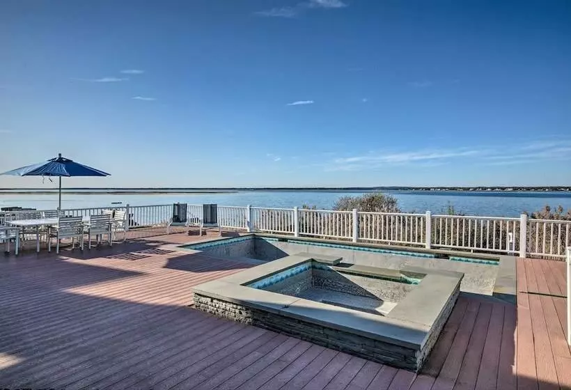 Waterfront Home W/ Large Deck + Private Pool!