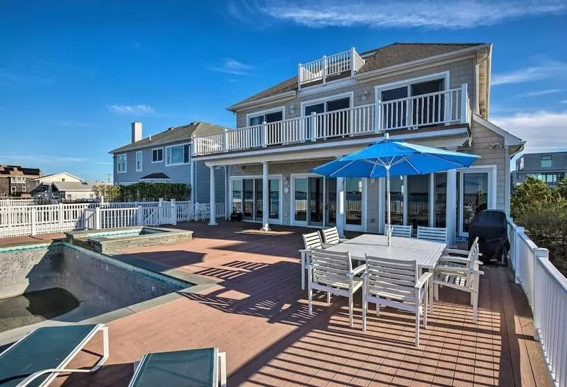 Waterfront Home W/ Large Deck + Private Pool!