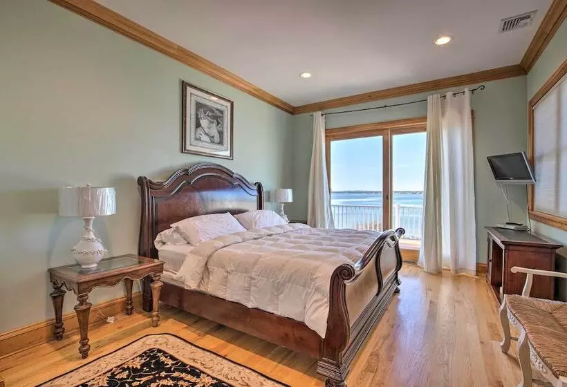 Waterfront Home W/ Large Deck + Private Pool!