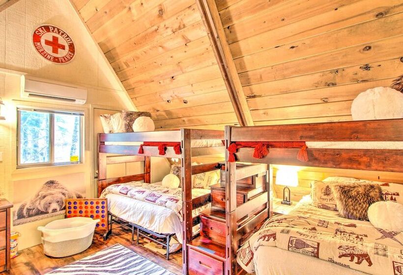 Cozy A Frame W/ Hot Tub, Fire Pit, & Fireplace!