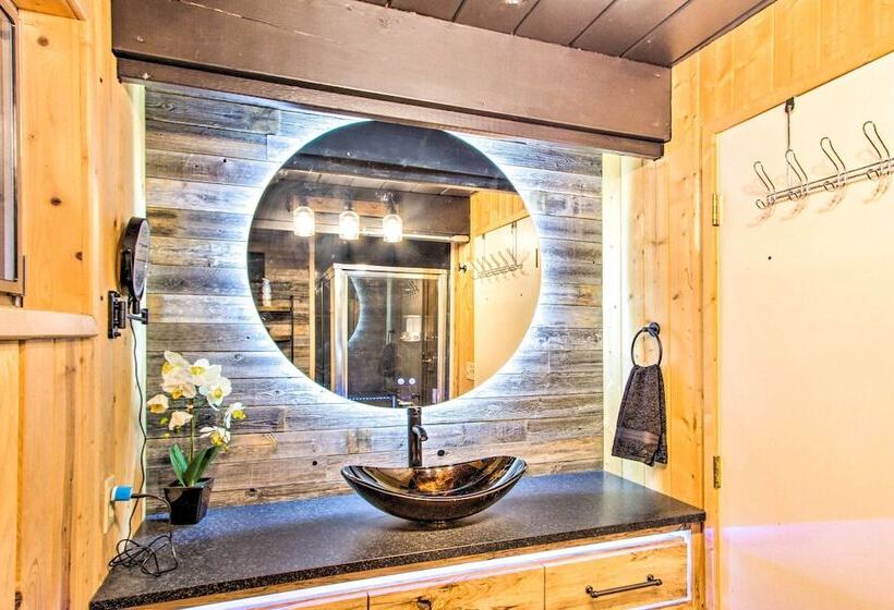 Cozy A Frame W/ Hot Tub, Fire Pit, & Fireplace!