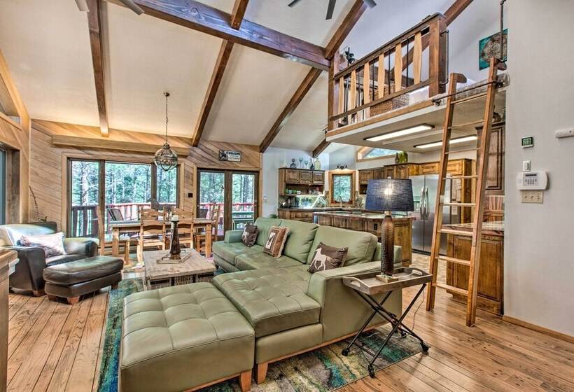 Cozy Angel Fire Escape W/ Golf Course Views!