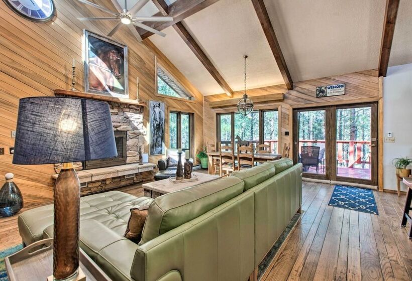 Cozy Angel Fire Escape W/ Golf Course Views!