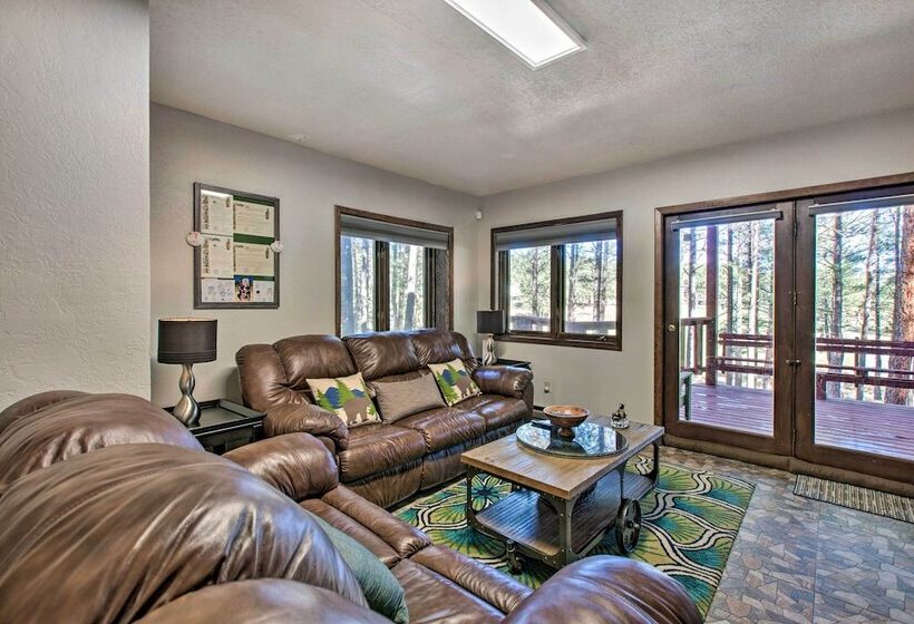 Cozy Angel Fire Escape W/ Golf Course Views!