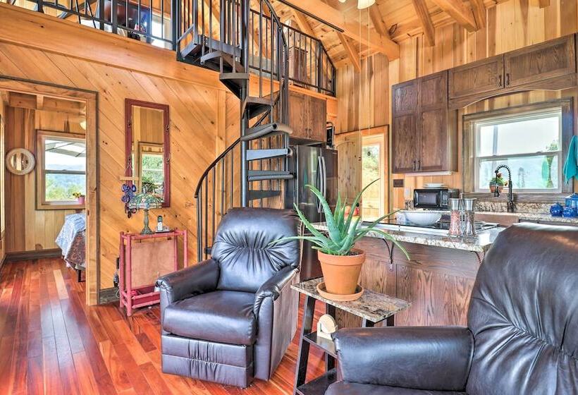 Deck + Mtn Views: Hot Springs Hideaway On 13 Acres