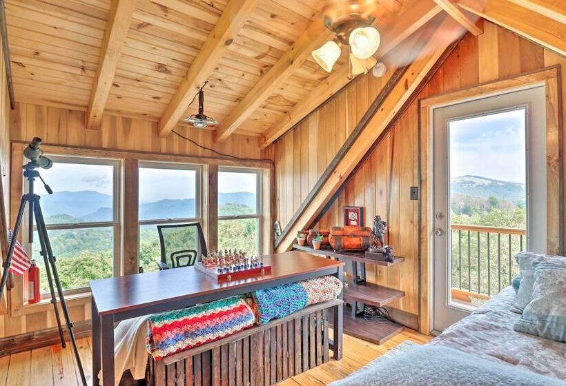 Deck + Mtn Views: Hot Springs Hideaway On 13 Acres