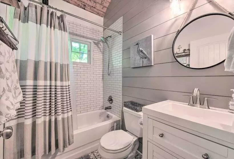 Badin Lake Cabin W/ Dock & 2 Story Boat Slip!