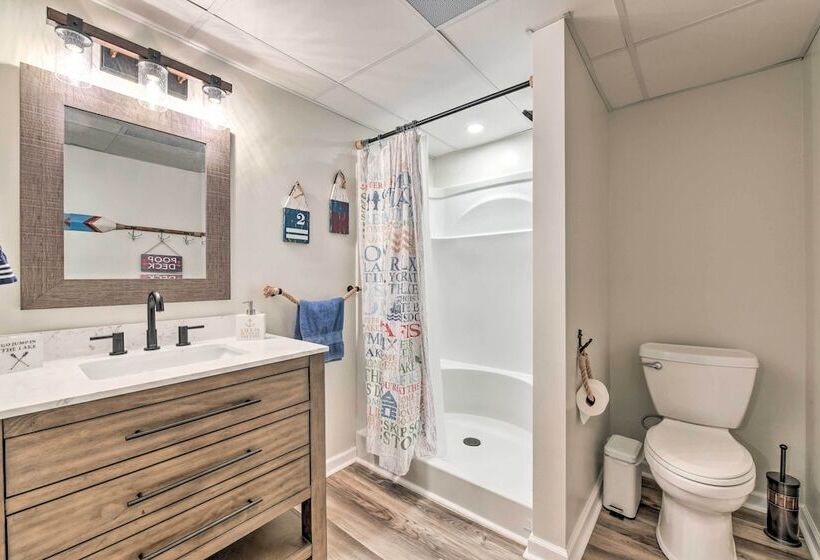 Badin Lake Cabin W/ Dock & 2 Story Boat Slip!