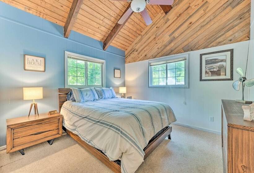 Badin Lake Cabin W/ Dock & 2 Story Boat Slip!