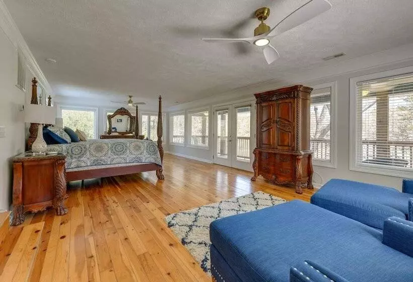 Badin Lake Cabin W/ Dock & 2 Story Boat Slip!