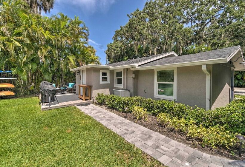 Canalfront Home W/ Kayaks, Pool & On Site Fishing!