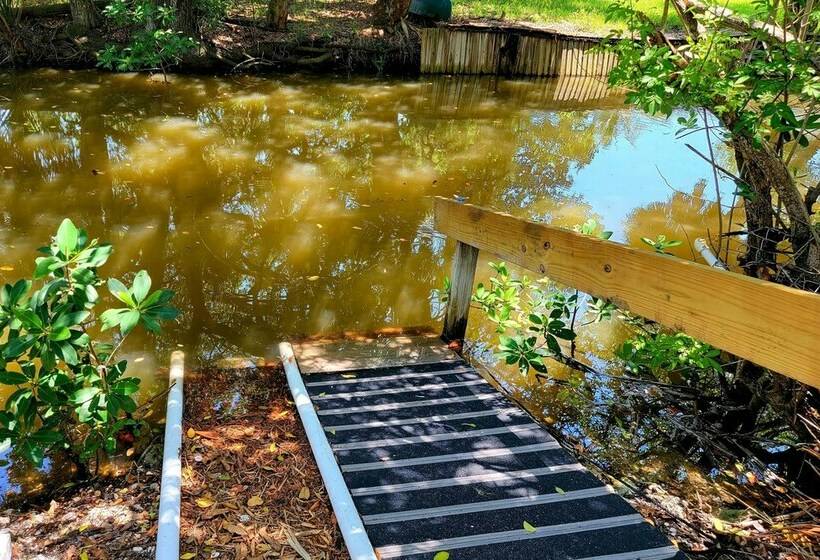 Canalfront Home W/ Kayaks, Pool & On Site Fishing!