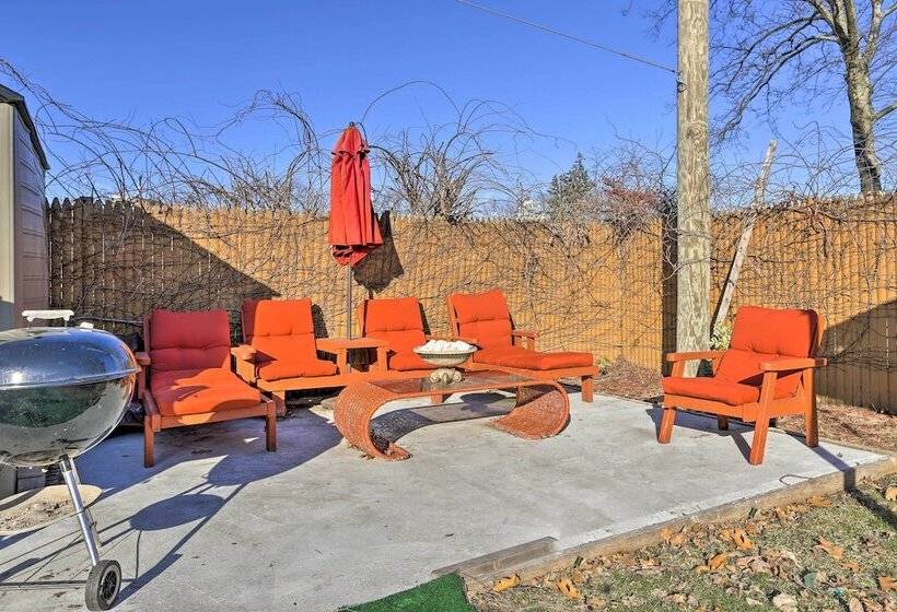 Central Elmont Studio W/ Great Outdoor Space!