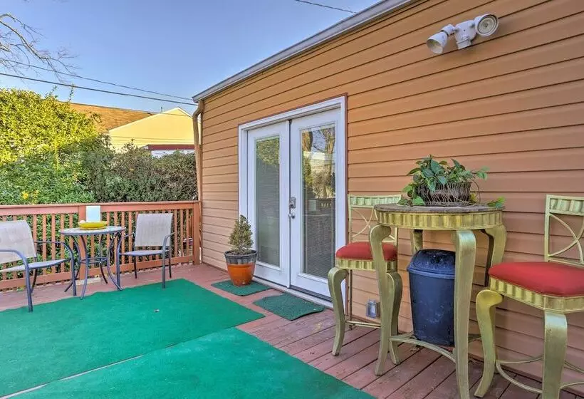 Central Elmont Studio W/ Great Outdoor Space!