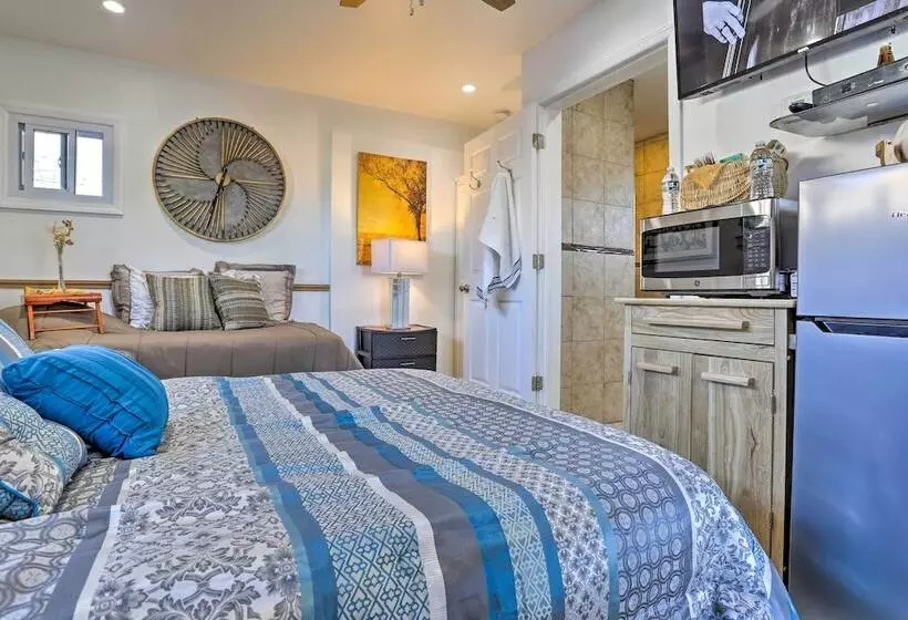 Central Elmont Studio W/ Great Outdoor Space!