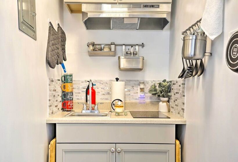 Central Elmont Studio W/ Great Outdoor Space!