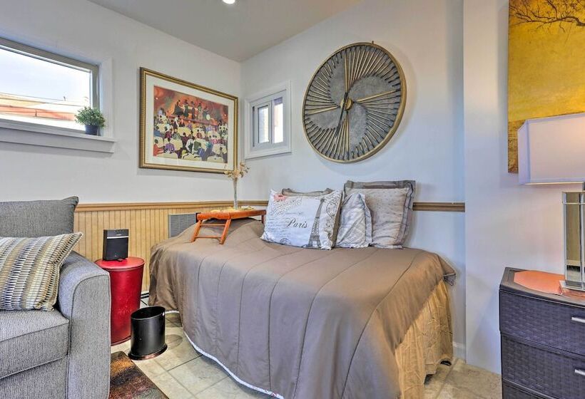 Central Elmont Studio W/ Great Outdoor Space!