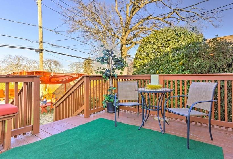 Central Elmont Studio W/ Great Outdoor Space!