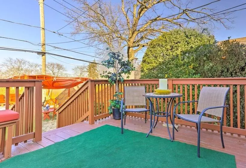 Central Elmont Studio W/ Great Outdoor Space!