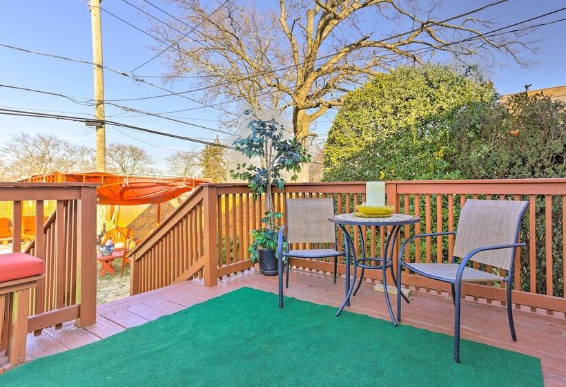 Central Elmont Studio W/ Great Outdoor Space!