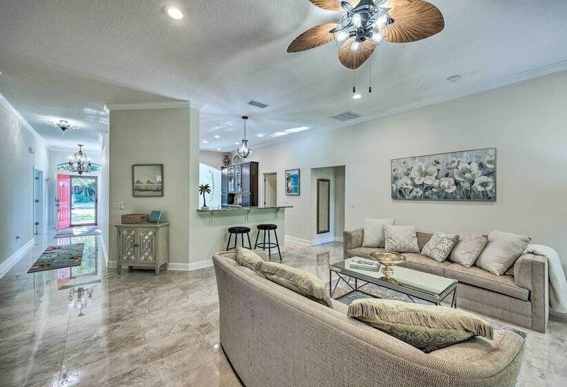 Elegant Fernandina Beach Home: Patio & Fenced Yard